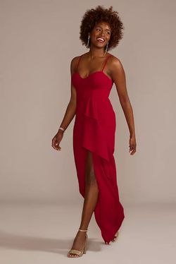Red Dress W/ Leg Slit
