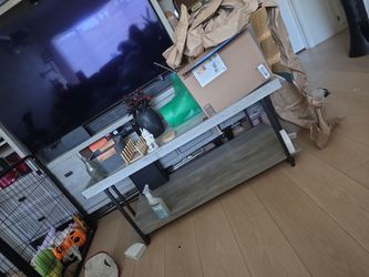 Coffee table with side table