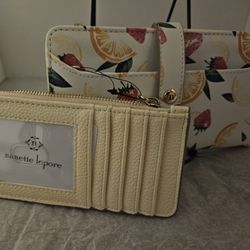 NWT Nanette Lepore Juicy Fruit 2 PC Wallet Set