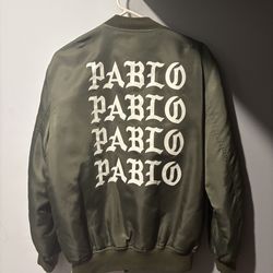 Kanye West Yeezus Pablo Bomber Jacket Size M