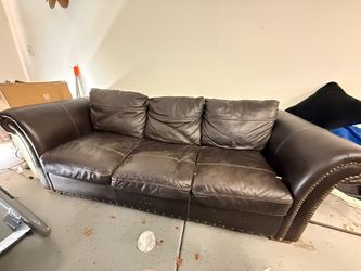 Leather couches