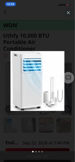 Uthfy 10,000 BTU Portable Air Conditioner