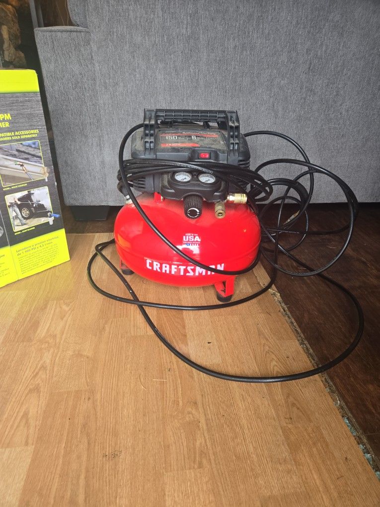 Craftsman air compressor/porter Nail Gun