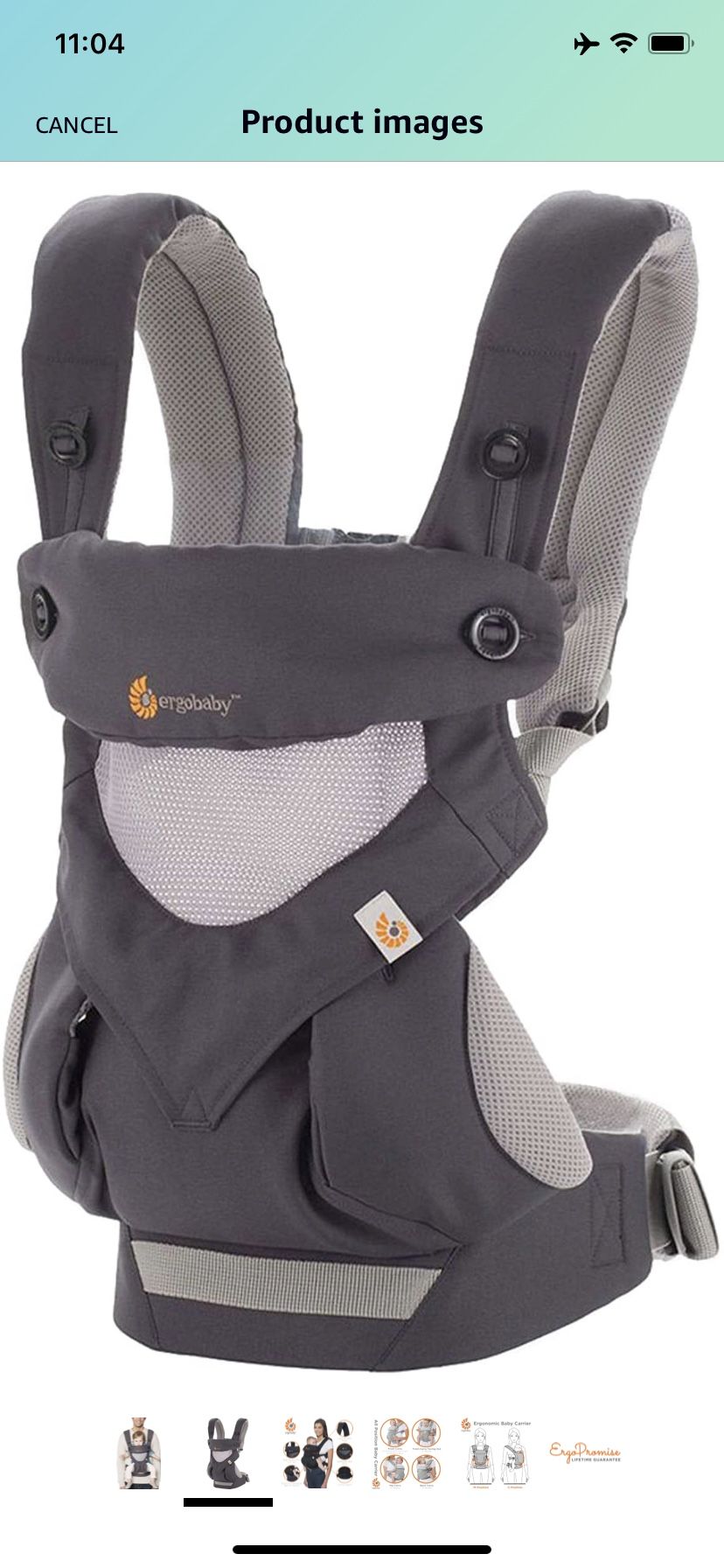 Ergobaby 360 Baby Carrier With Mesh Insert