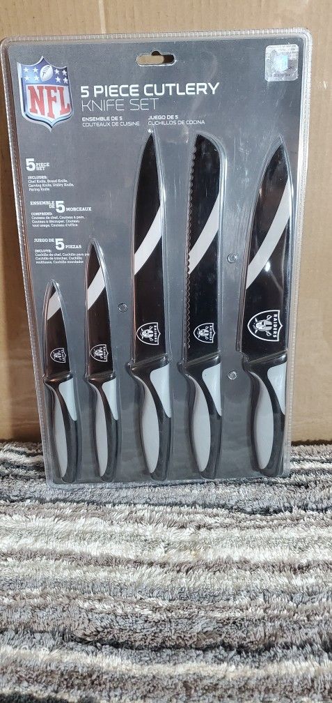 Raiders Kitchen Knives 5 Piece