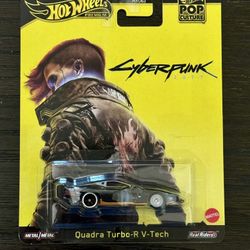 Hot Wheels Premium Cyberpunk 2077 Quadra Turbo-R V-Tech Pop Culture 