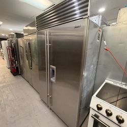 Sub Zero Refrigerator 48”Inch Side By Side Stainless Steel 
