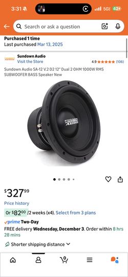 Sundown SA12 V2 With Enclosure