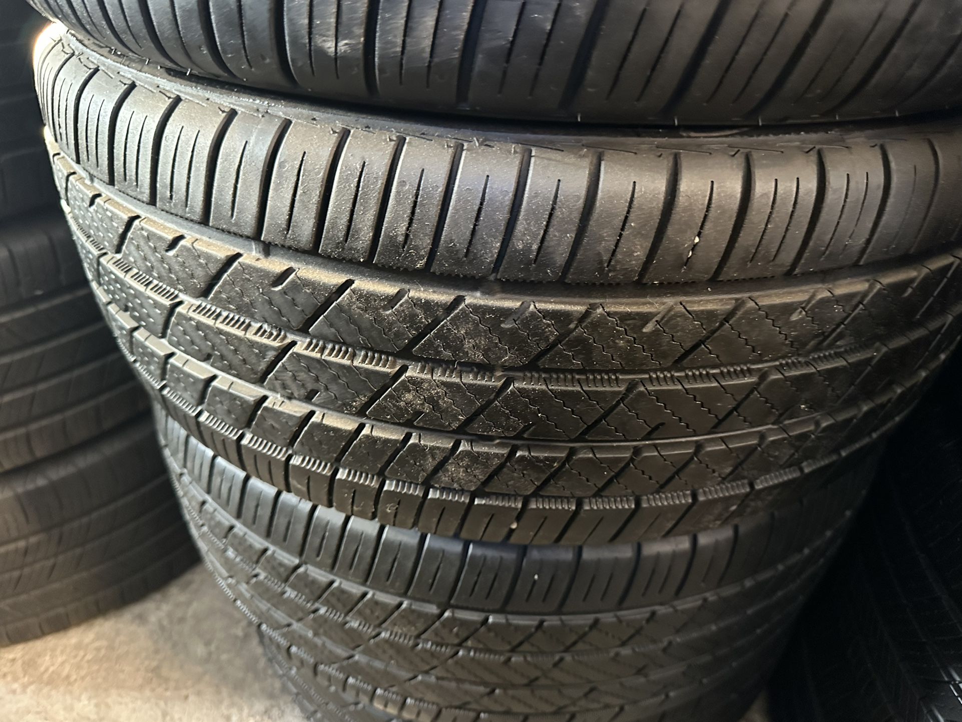 Set Of Bridgestone 215/45ZR17 Tires 