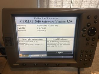 Garmin GPS fishfinder