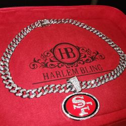 22"-24"  SF 49'ers Chain & Pendant