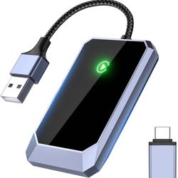 Wireless Carplay Adapter, Converts Wired to Wireless carplay Adapter for iPhone, Wireless Control Plug & Play Carplay for Cars from 2017 & for Apple i