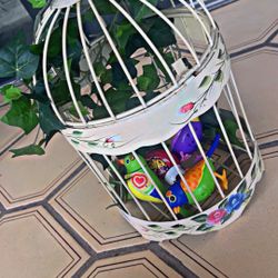 Antique Bird Decorative Cage 