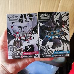 White Flare And Black Bolt Booster Bundle