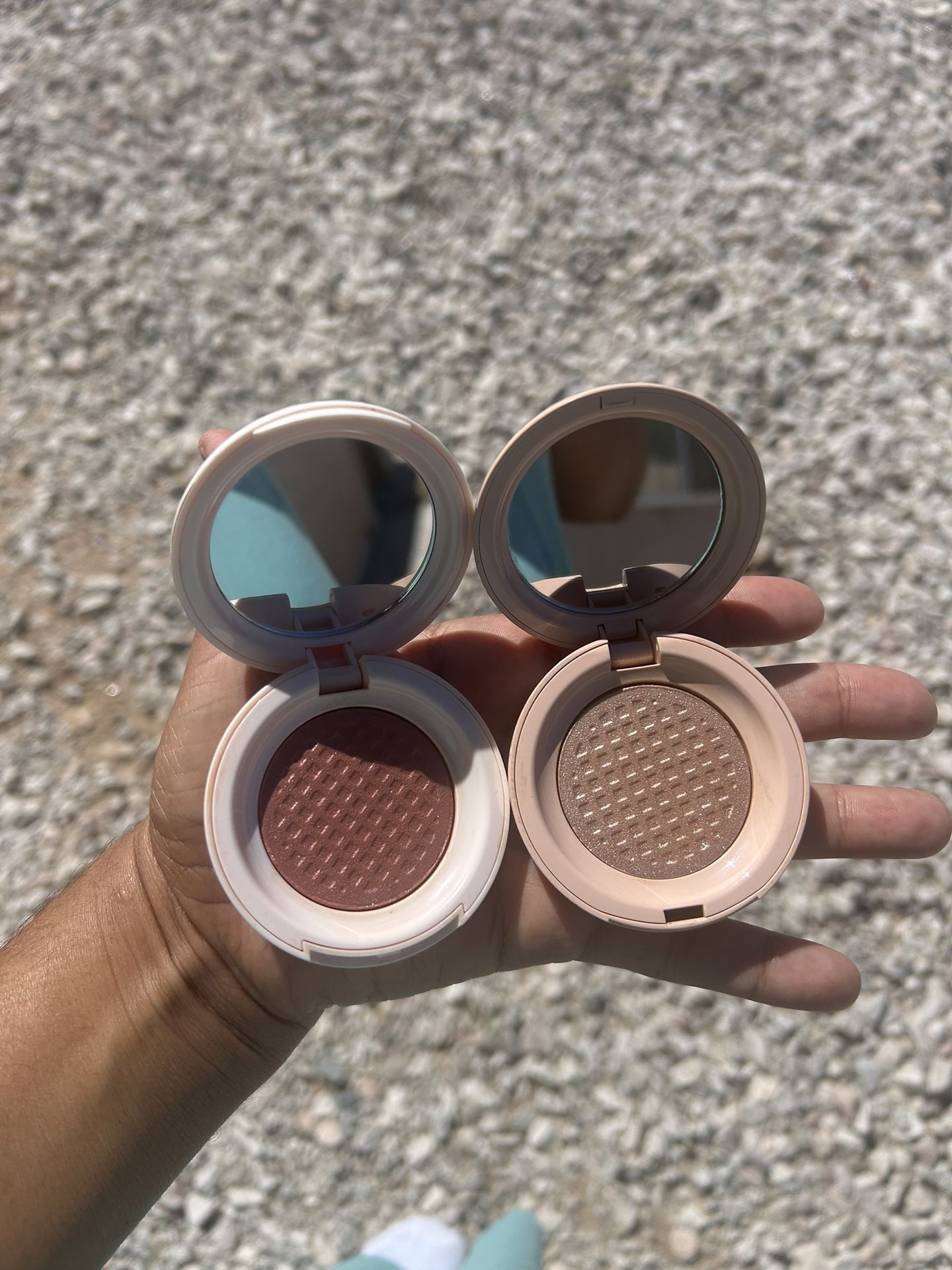 Rare beauty highlighter and blush