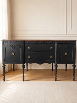 ✨Restored Vintage White Furniture Co. Buffet – Solid Wood -Delivery Available