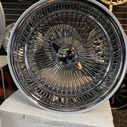 100 Spoke Chrome Wire Wheels / 90 Days Same As Cash 