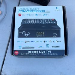 Digital tuner converter box with recorder