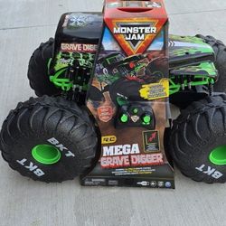 Brand New Mega Monster Grave Digger RC
