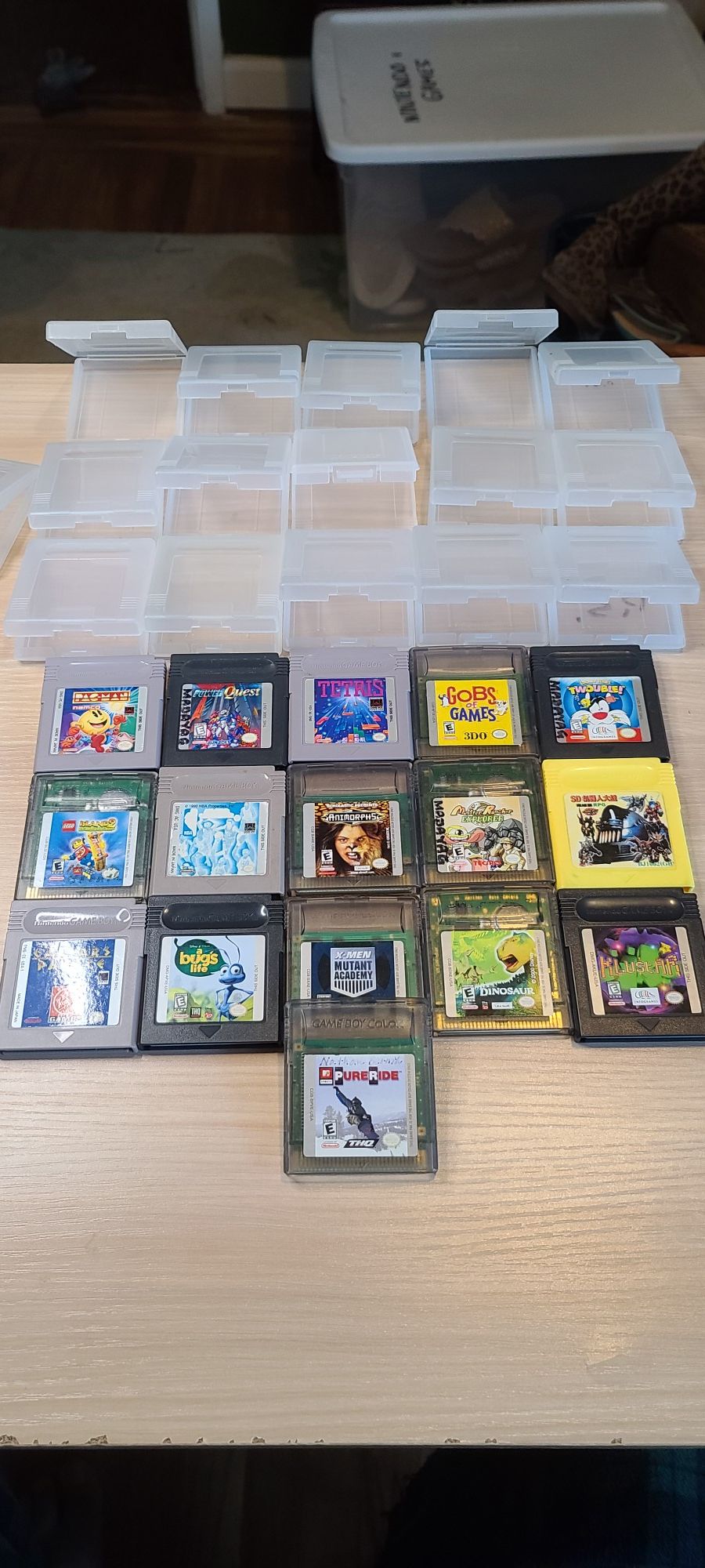 16 Gameboy and Gameboy Color games for trade.