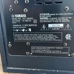 Yamaha Subwoofer 