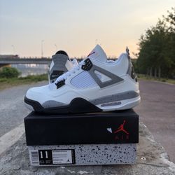 Jordan 4 Retro White Cement