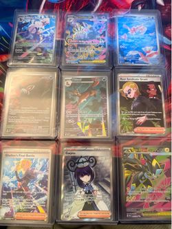 POKEMON PITCH BLACK CARD LOT (SIR,IR,FULL ARTS)