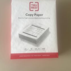 Copy paper Reams