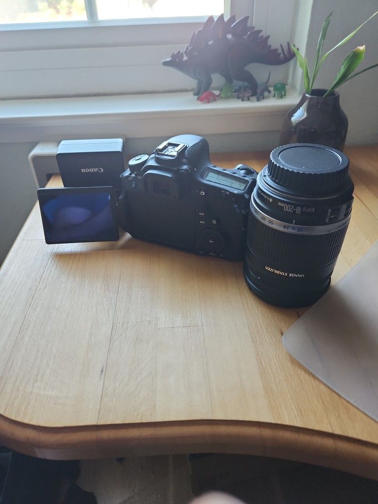 Canon 60D With 18-200 mm Lens