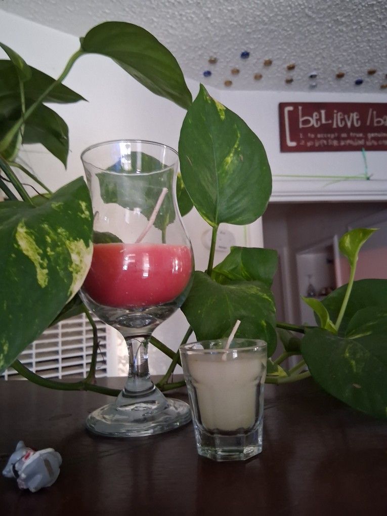 Wine Glass Candles And Holders
