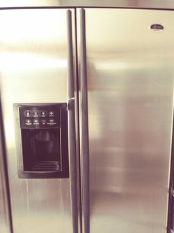 Ge profile stainless steel fridge