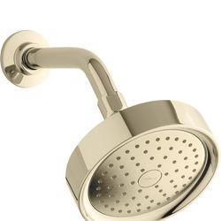 Kohler K-965-AK-AF Purist Single Function Katalyst Showerhead, Vibrant French Gold