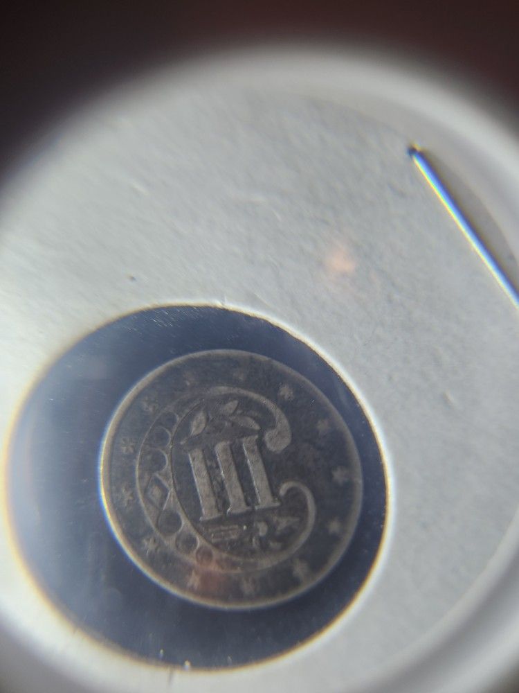 1870 Silver 3 Cents Rare 