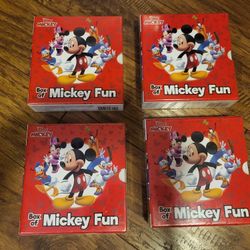 Set Of 4 Disney's Junior Mickey Box Set Of Books - New 