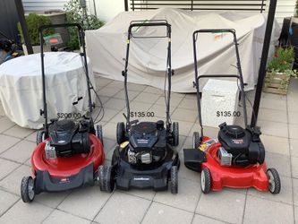 TORO21”, POWERSMART 170cc, YARDMACHINE 125cc LAWNMOWER PRICE ONE EACH 