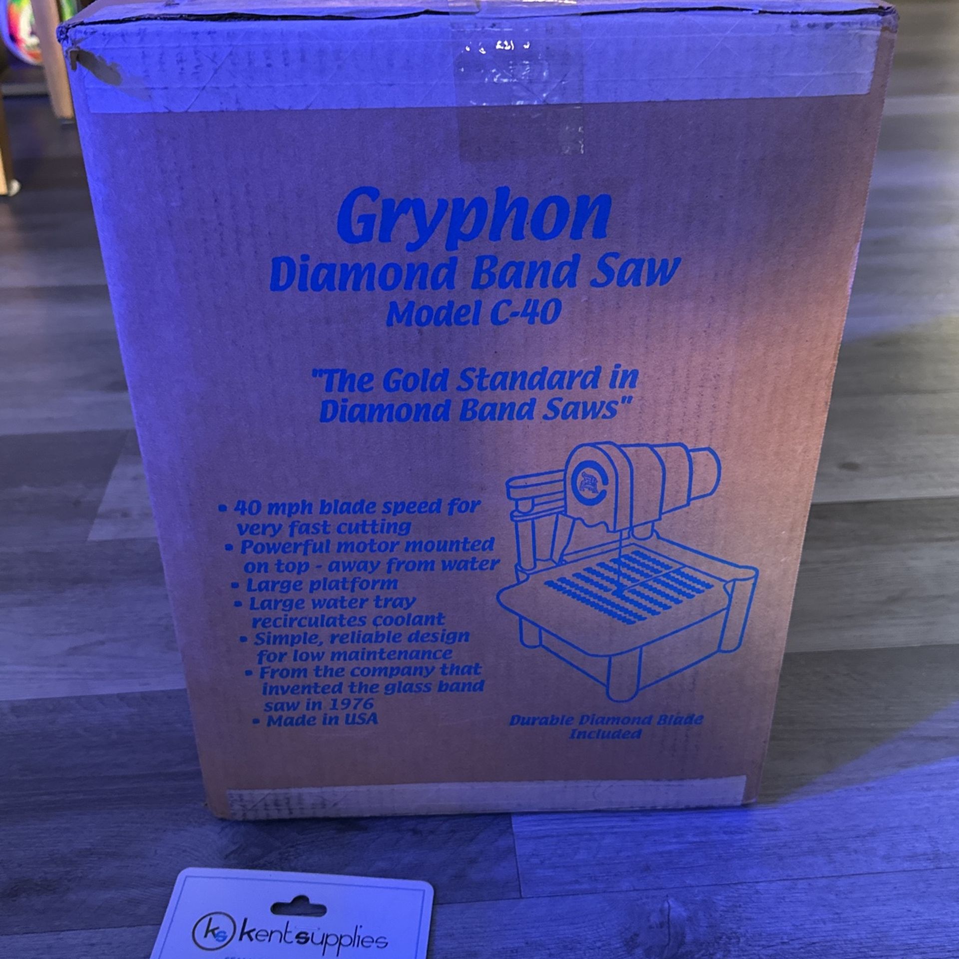 Gryphon C-40 XL Diamond Band Saw Brand New In The Box