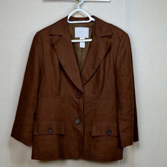 Blazer Jacket size 10 chocolate brown