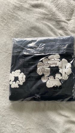 Denim tear black size medium, and the blue one size small