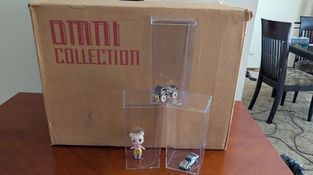 46 Acrylic Display Boxes 8 x 8 X 4"