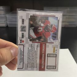 Darnell Washington Ticket Card