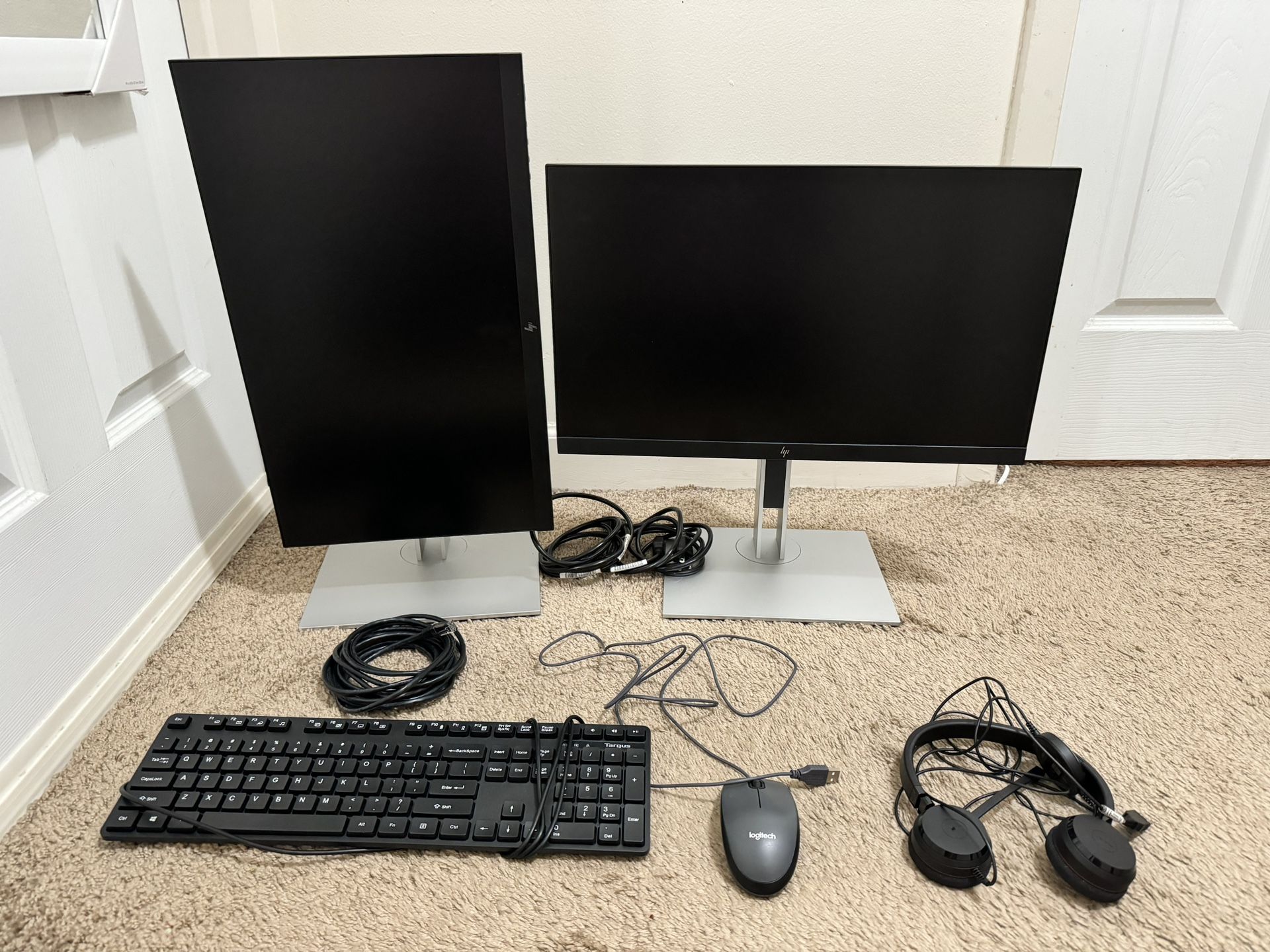 Dual Monitor PC Set