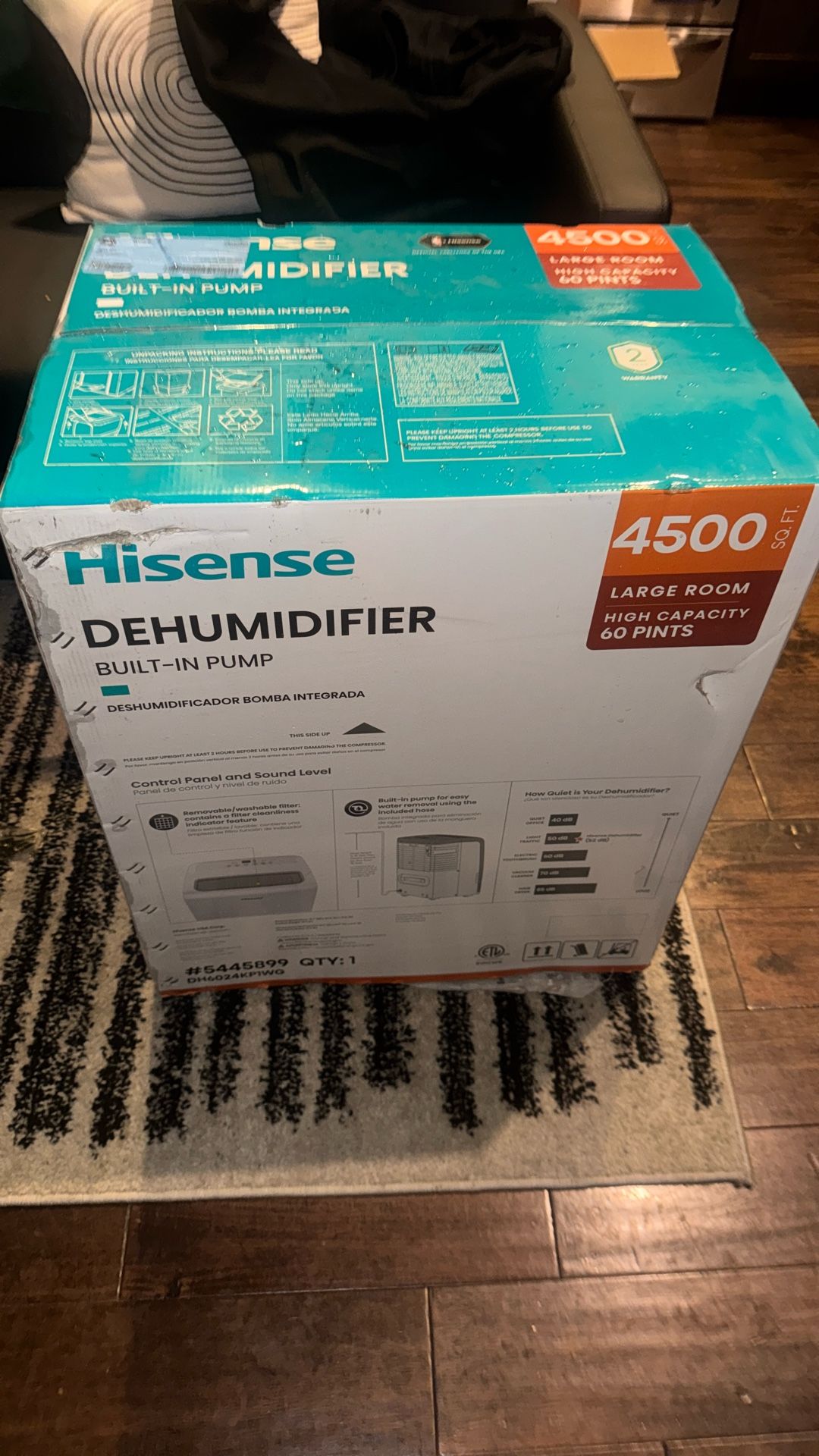 Dehumidifier 4500 Square Feet