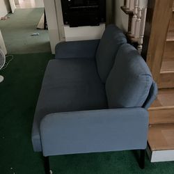 Small Blue Sofa