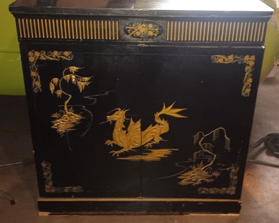 Antique Brunswick Panatrope Radio Cabinet Rare