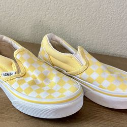 Vans Checkered Slip Ons 10.5 Toddler 
