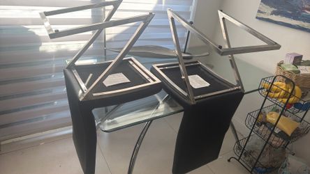 Glass dinner table mesa de comedor