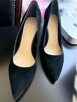 Marc Fisher Black Suede Block heel