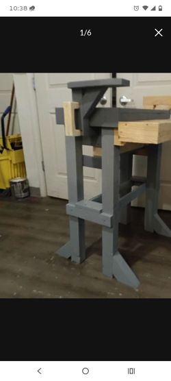 Wood miter saw stand