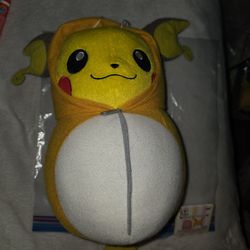 Pokémon Pikachu Riachu sleeping bag plushie