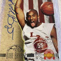 Kobe Bryant Autograph Rookie Card